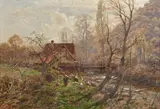Heinrich Hartung, Spring, Oil on canvas