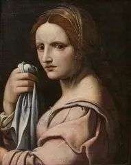 Leonardo School, Saint Magdalene, Oil on canvas