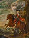 studio of Peter Paul Rubens, Portrait of Cardinal-Infante Ferdinand of Austria at the Battle of Nördingen, Oil on panel