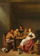 Jan Miense Molenaer, Merry Company in a Tavern, Oil on panel