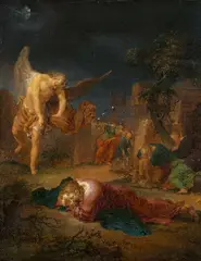 Januarius Zick, Christ on the Mount of Olives, Oil on canvas