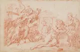 Jacob Toorenvliet, Saturn devouring his son, Red chalk