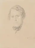 Ferdinand Georg Waldmüller, Portrait of the Landscape Painter Karl Wilhelm Götzloff (1803-1866), Pencil, heightened in white