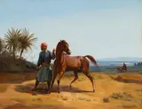 Friedrich Nerly, "Cavallo Arabo" – The Arabian Stallion “Tursi” of Wilhelm I of Württemberg