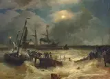 Andreas Achenbach, Stormy night