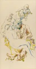 Max Slevogt, Titania and Zettel. Scene from Shakespeare's ‘A Midsummer Night's Dream’, 1929, Oil on panel