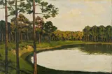 Walter Leistikow, Lake Grunewald, Um 1895-1905, Oil on canvas