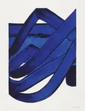 Pierre Soulages, Sérigraphie No.18, 1988, Colour screenprint on card
