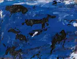 Emil Schumacher, GH-4/1997, 1997, Mixed media on card. Approx