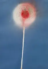 Otto Piene, Untitled, 1979, Gouache and traces of fire on card