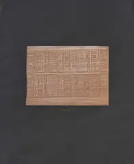 Heinz Mack, Untitled, 1960, Frottage: wax crayon on brown tissue paper. Approx
