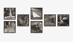 Dieter Appelt, Tableau Oppedette, 1980, Photo work in 7 parts: gelatin silver prints. Each