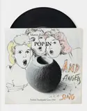Martin Kippenberger, Pop In. And Angels sing, 1987/1989, Ballpoint pen and colour chalks on vinyl record sleeve