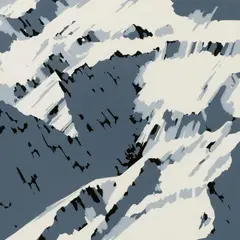 Schweizer Alpen I (B2) by Gerhard Richter, 1969, Farbserigrafie auf Karton, sold May 2025