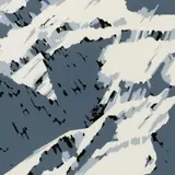 Gerhard Richter, Schweizer Alpen I (B2), 1969, Farbserigrafie auf Karton
