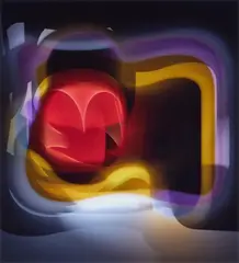 Thomas Ruff, phg.d.s.01, 2017, Chromogenic print on plastic board, face-mounted to plexiglass