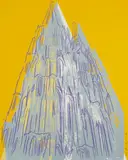 Andy Warhol, Cologne Cathedral, 1985, Colour screenprint with diamond dust on Lenox Museum Board