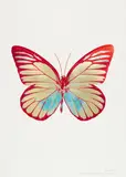 Damien Hirst, The Soul I (Grafix Gold, Topaz, Chilli Red)