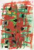 Georg Baselitz, Untitled, 1991, Gouache, pastel, pencil and Indian ink on card