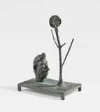 Walter Dahn, Untitled, 1986, Bronze with black-green patina. Approx