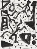 A. R. Penck, Untitled, Acrylic and pencil on paper