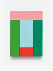 Imi Knoebel, Portrait (Nina), 1992, Acrylic on wood