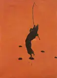 Norbert Schwontkowski, Untitled (La chance du pêcheu), 2002, Oil on canvas