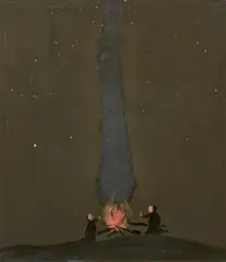 Norbert Schwontkowski, Untitled (Das Gebet), 2000, Oil on canvas