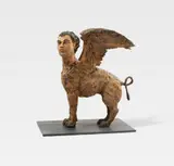 Stephan Balkenhol, Sphinx, 2014, Bronze, patinated and painted, on plinth. Approx