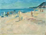 Waldemar Rösler, Strand, 1912-1914, Oil on canvas