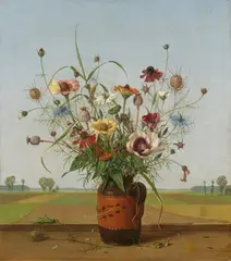 Herbert Böttger, Sommerblumen, 1943, Oil on canvas