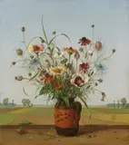 Herbert Böttger, Sommerblumen, 1943, Oil on canvas