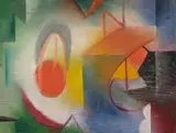 Georg Muche, Untitled, 1913, Oil on wood