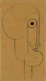 Oskar Schlemmer, Geometrischer Kopf nach rechts