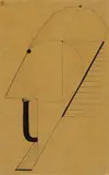 Oskar Schlemmer, Geometrical Head towards left