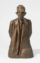 Christoph Voll, Bildnis des Literaturkritikers A. F. Binz, 1926/1960, Bronze