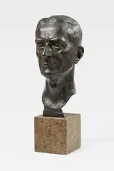 Bildnis Joachim von Winterfeldt by Fritz Klimsch, 1922, Bronze, sold May 2025