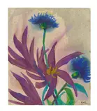 Emil Nolde, Kornblumen, Watercolour on Japan paper