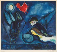 Aleko by Marc Chagall, Circa 1955, Colour etching on wove paper, sold May 2025
