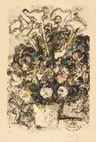 Marc Chagall, Le bouquet blanc (Der weiße Blumenstrauß), 1969, Original colour lithograph on Arches wove paper