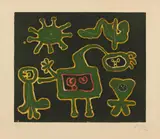 Joan Miró, Aus: Serie I, 1952, Original colour etching on wove paper with "Arches" watermark