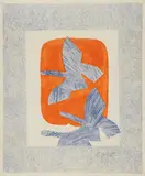 Georges Braque, Oiseaux en vol, 1961, Original colour lithograph on wove paper by Arches
