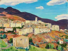 Arnold Balwé, Rio d'Elba, Oil on canvas