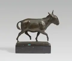 Trabender Esel by August Gaul, 1911, Bronze, sold May 2025