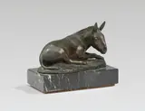 August Gaul, Liegender Esel, 1911, Bronze