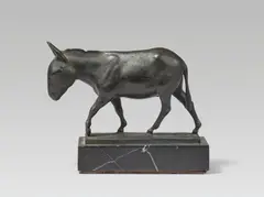 August Gaul, Gehender Esel, 1911, Bronze