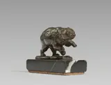 August Gaul, Eilender Bär auf Hinterbeinen, Circa 1915, Bronze