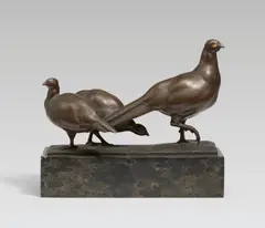 August Gaul, Drei Fasane, 1908, Bronze