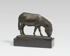 August Gaul, Grasender Esel, 1911, Bronze