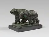 August Gaul, Laufende Bären (Zwei trabende Bären), 1915, Bronze